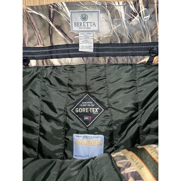 BERETTA Xtrema Gore-Tex Hunting Pants Camouflage Waterfowl Advantage Max-4 HD F1 - Picture 8 of 11